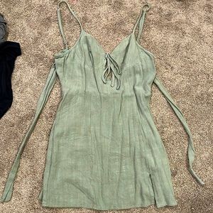 green pacsun dress